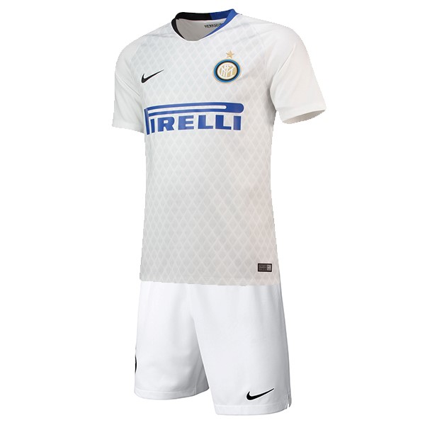 Camiseta Inter De Milán Replica Segunda Ropa Niños 2018/19 Blanco